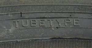 Надпись Tube Type на боковине